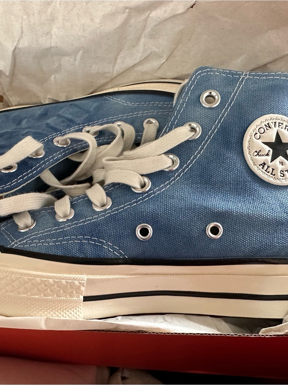 Converse Chuck Hightop 70 Aegean Storm Size 4 - Picture 3 of 7